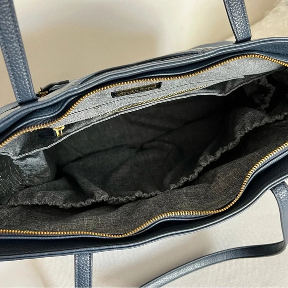 FP Freshly Picked Everyday Tote Diaper Bag Navy Blue - Picture 7 of 13